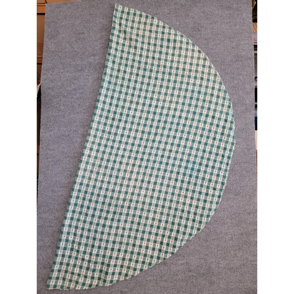 Vintage Plaid‎ Heart Skirt Womens Medium 90s Cottagecore Retro Pattern Fabric